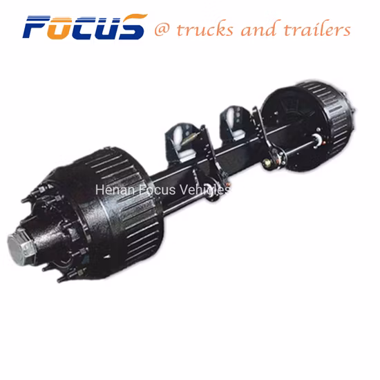 Китайская тележка полуприцепа для грузовых автомобилей с подвеской и осями в сборе Fuwa/BPW/York на выбор